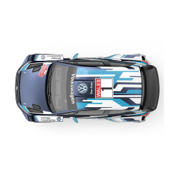 Hyper Go VW Polo WRC 1/7 Brushless 4s (Batería 4S + Cargador)