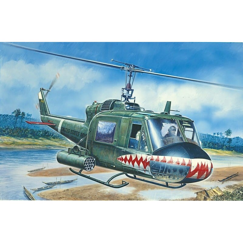 UH-1C GUNSHIP ITALERI 050