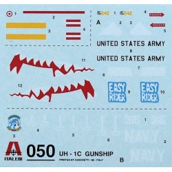 UH-1C GUNSHIP ITALERI 050