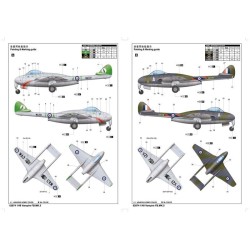 VAMPIRE FB.MK.5 TRUMPETER 02874