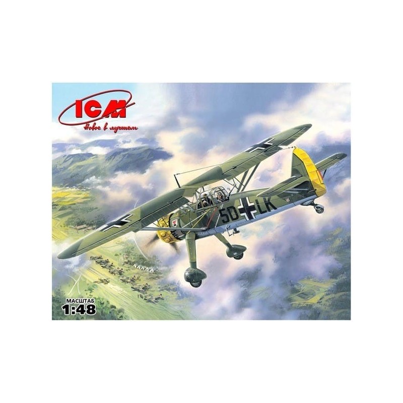 HS 126A-1 WWII GERMAN RECONNAISSANCE PLANE ICM 48211
