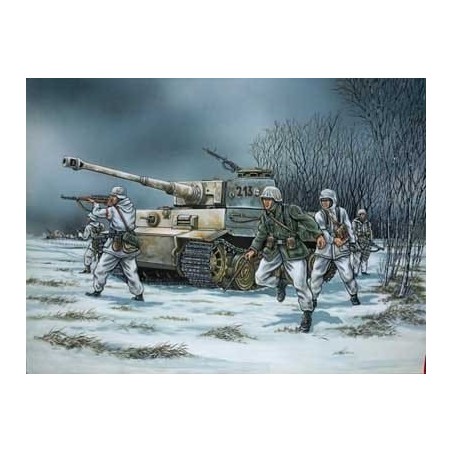 REVELL 03161 TIGER I AUSF.E & DEUTSCHE INF.