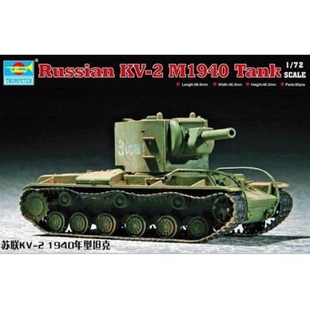 TRUMPETER 07235 RUSSIAN KV-2 M1940 TANK