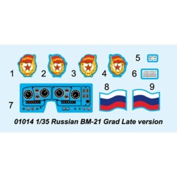 TRUMPETER 01014 RUSSIAN BM-21 GRAD LATE VERSION