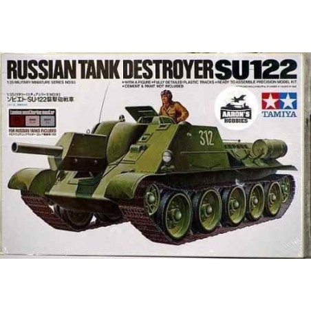 RUSSIAN TANK DESTROYER SU122 TAMIYA 89798