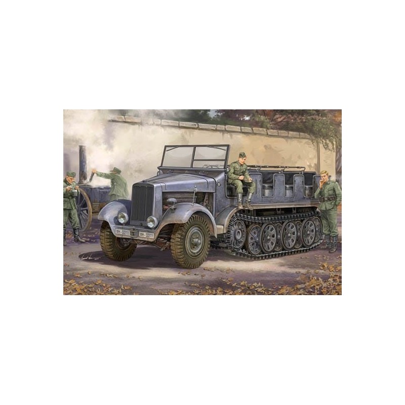 TRUMPETER 05530GERMAN SD.KFZ.6 HALBKETTERNZUGMASCHINE PIONIERAUSFUHRUNG