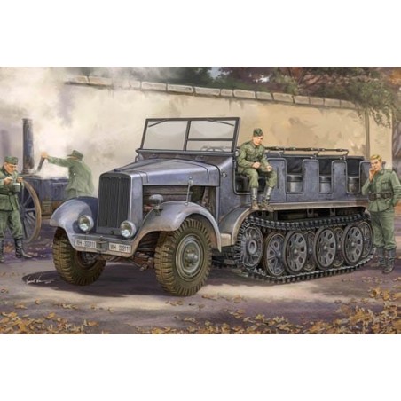 TRUMPETER 05530GERMAN SD.KFZ.6 HALBKETTERNZUGMASCHINE PIONIERAUSFUHRUNG