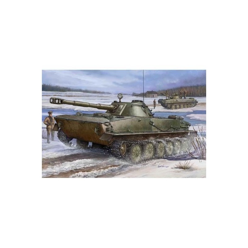 RUSSIAN PT-76 AMPHIBIOUS TANK TRUMPETER 00380